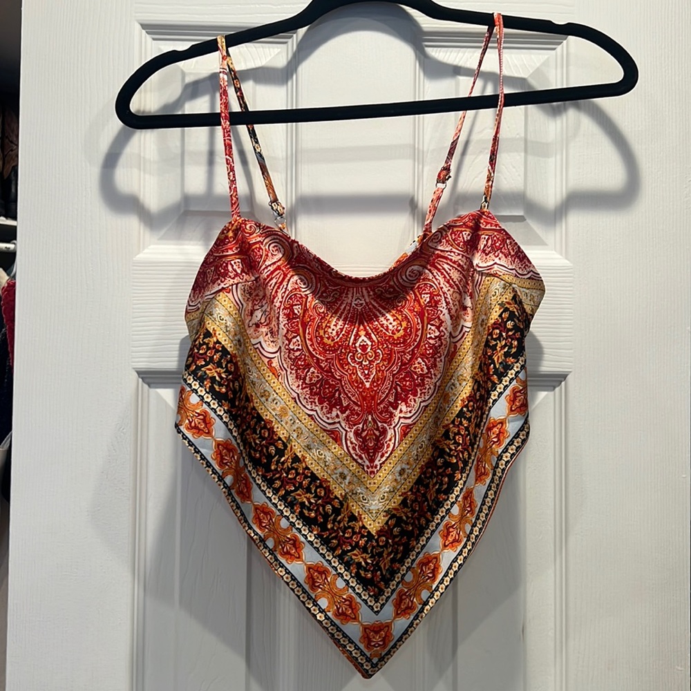 NWT South Moon Under Satin Bandana Cami